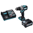 Taladro percutor inalámbrico Makita HP 001 GM1 40 V máx. 140 Nm XGT Brushless + 1x batería 4,0 Ah + cargador
