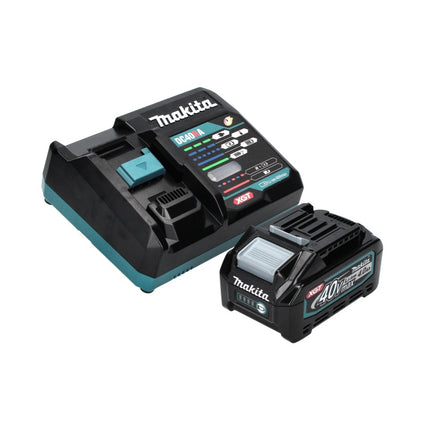 Taladro percutor inalámbrico Makita HP 001 GM1 40 V máx. 140 Nm XGT Brushless + 1x batería 4,0 Ah + cargador