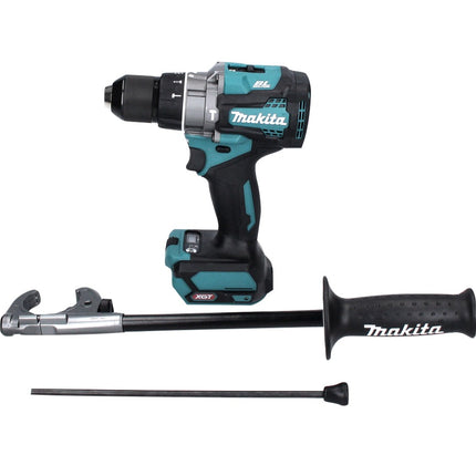 Taladro percutor inalámbrico Makita HP 001 GM1 40 V máx. 140 Nm XGT Brushless + 1x batería 4,0 Ah + cargador