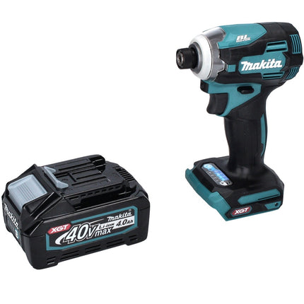 Makita TD001GM1 Visseuse à choc sans fil 220Nm 1/4" 40V XGT Brushless + 1x Batterie 4,0 Ah - sans chargeur