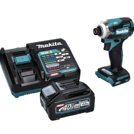 Makita TD001GM1 Visseuse à percusion sans fil 220Nm 40V 1/4" XGT Brushless + 1x Batterie 4,0Ah + Chargeur