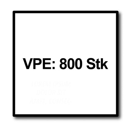 Tornillos para terraza SPAX 5,0 x 60 mm acero inoxidable A2 800 piezas (2x 0537000500605) rosca de fijación culata Torx T-STAR Plus T25 Cut