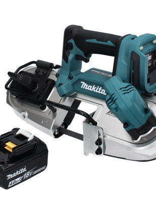 Makita DPB 183 M1 Sega a nastro a batteria 18V 66mm + 1x Batteria 4,0 Ah - caricabatterie