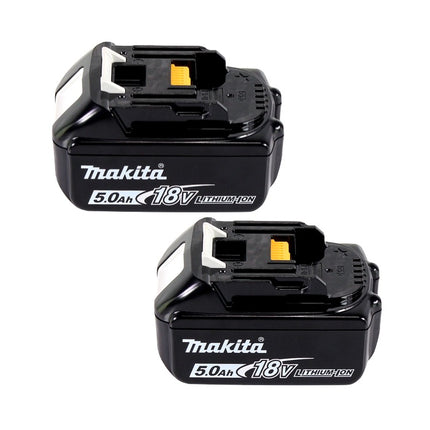 Makita DCE 090 T2X1 amoladora de corte a batería 36 V (2x 18 V) 230 mm sin escobillas + 2x batería 5,0 Ah - sin cargador