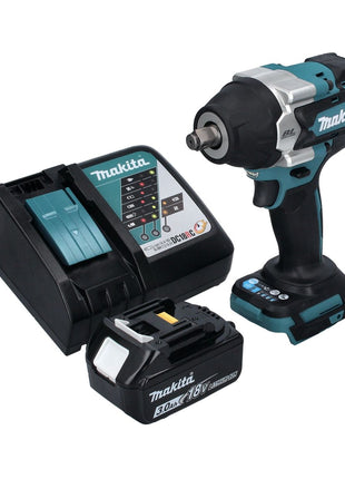 Makita DTW 700 RF1 cordless impact wrench 18 V 700 Nm 1/2" XPT Brushless + 1x rechargeable battery 3.0 Ah + charger