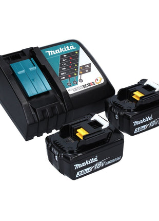 Avvitatore a impulsi a batteria Makita DTW 700 RF 18 V 700 Nm 1/2" XPT Brushless + 2x batteria ricaricabile 3.0 Ah + caricabatterie