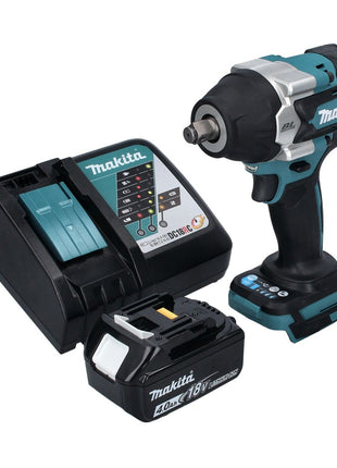 Makita DTW 700 RM1 Atornillador de impacto inalámbrico 18 V 700 Nm 1/2" XPT Brushless + 1x batería 4,0 Ah + cargador