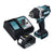 Makita DTW 700 RM1 cordless impact wrench 18 V 700 Nm 1/2" XPT Brushless + 1x rechargeable battery 4.0 Ah + charger