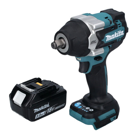 Avvitatore a impulsi a batteria Makita DTW 700 T1 18 V 700 Nm 1/2" XPT Brushless + 1x batteria ricaricabile 5.0 Ah - senza caricabatterie