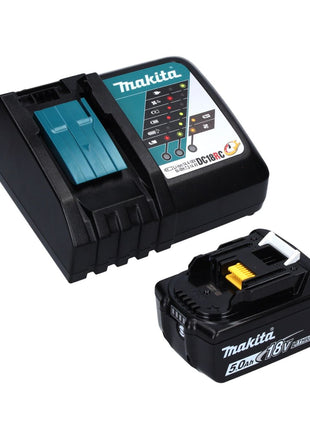 Makita DTW 700 RT1 cordless impact wrench 18 V 700 Nm 1/2" XPT Brushless + 1x rechargeable battery 5.0 Ah + charger