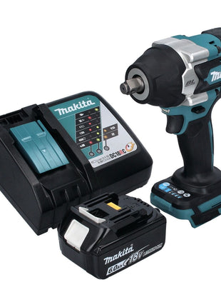 Makita DTW 700 RG1 cordless impact wrench 18 V 700 Nm 1/2" XPT Brushless + 1x rechargeable battery 6.0 Ah + charger