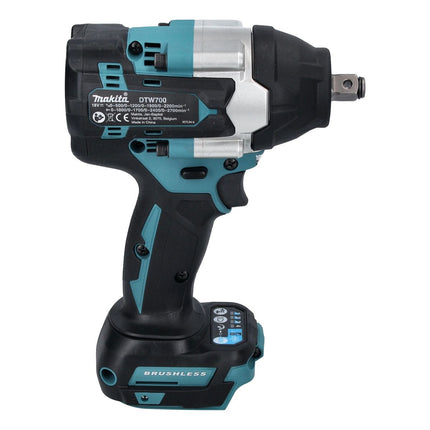 Makita DTW 700 RG Visseuse à chocs sans fil 18 V 700 Nm 1/2" XPT Brushless + 2x Batteries 6,0 Ah + Chargeur