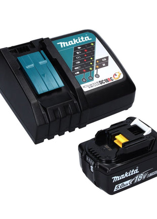 Makita DTW 700 RT1J cordless impact wrench 18 V 700 Nm 1/2" XPT Brushless + 1x rechargeable battery 5.0 Ah + charger + Makpac