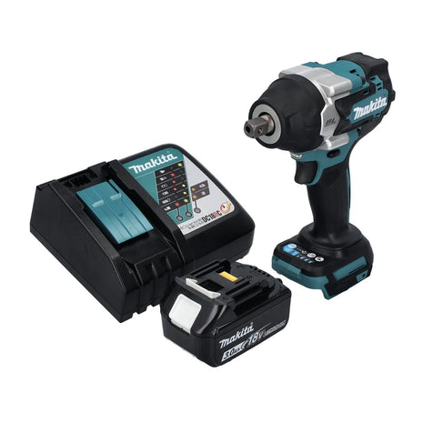 Makita DTW 701 RF1 akumulatorowy klucz udarowy 18 V 700 Nm 1/2" XPT bezszczotkowy + 1x akumulator 3,0 Ah + ładowarka