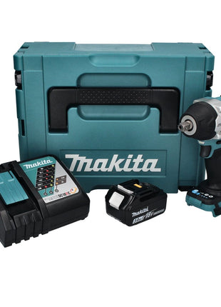 Makita DTW 701 RF1J Akku Schlagschrauber 18 V 700 Nm 1/2" XPT Brushless + 1x Akku 3,0 Ah + Ladegerät + Makpac