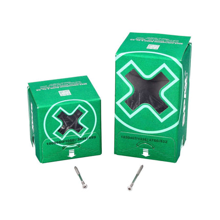 SPAX Facade Screw 4.5x60mm - Fixing Thread - Raised Countersunk Head - T-STAR Plus Torx T20 - CUT - Stainless steel A2 500 pcs. (2x 25470004506022)