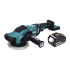 Lijadora excéntrica con batería Makita DPO 600 M1 18 V 150 mm XPT Brushless + 1 batería de 4,0 Ah - sin cargador