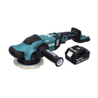 Makita DPO 600 T1 akumulatorowa polerka mimośrodowa 18 V 150 mm XPT bezszczotkowa + 1x akumulator 5,0 Ah - bez ładowarki