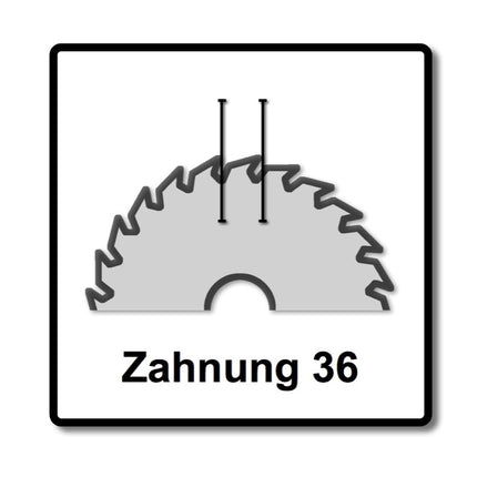 Festool Universal Sägeblatt W36 210 x 2,4 x 30 mm 2 Stk. ( 2x 493198 ) für Tauchsäge TS 75 - Toolbrothers