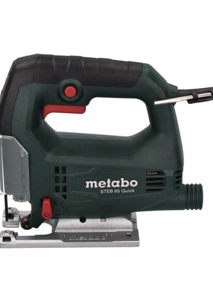 Sierra de calar Metabo STEB 65 Quick 450 vatios + 6 hojas de sierra de calar + estuche