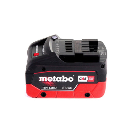 Metabo BH 18 LTX BL 16 Akku Bohrhammer 18 V 1.3 J SDS-plus Brushless + 1x Akku 8,0 Ah + MetaBOX - ohne Ladegerät