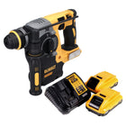 Martillo combinado a batería DeWalt DCH 273 L2 18 V 2,1 J SDS Plus Brushless + 2x baterías 3,0 Ah + cargador