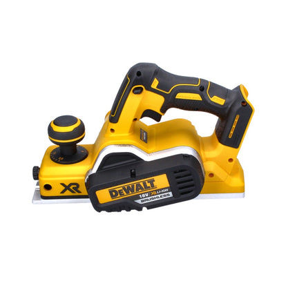 DeWalt DCP 580 N Rabot sans fil 18 V 82 mm brushless + Sac déchets DWV 9390 + 1x Batterie 5.0 Ah - sans chargeur