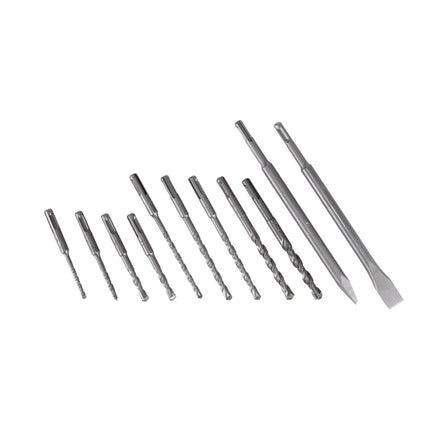 Metabo BH 18 LTX BL 16 Tassellatore a batteria 18 V 1.3 J SDS-plus Brushless + 2x Batterie 4,0 Ah + Caricabatterie + Set punte e scalpelli 11 pz. certificati PGM + Valigetta MetaBOX