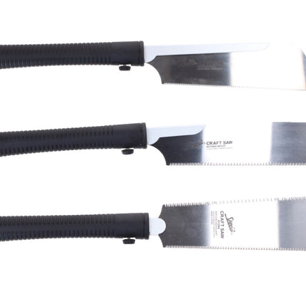 Shogun Japansägen Set 3x Universal Holz Zugsäge RYOBA + DOZUKI + KATABA ( M-180R + M-190D + M-190W ) - Made in Japan - Toolbrothers