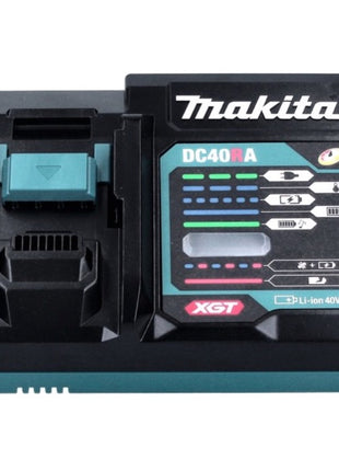 Kit de fuente de alimentación Makita 40 V máx. con 1x batería BL 4040 4,0 Ah XGT + cargador rápido DC 40 RA XGT LXT + adaptador de carga ADP10