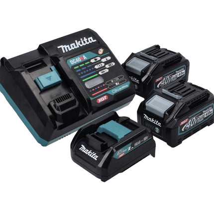 Makita Power Source Kit 40 V max. with 2x BL 4040 battery 4.0 Ah XGT + DC 40 RA fast charger XGT LXT + ADP10 charging adapter