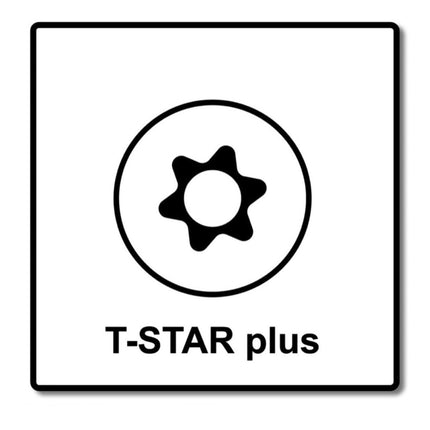 SPAX Set BIT T-STAR plus T30 - 6,4 x 25 mm, 5 Stk. ( 5000009182309 ) + HI.FORCE Tellerkopf Schraube 6,0 x 80 mm 100 Stk. ( 0251010600805 )