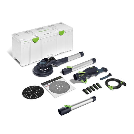 Festool LHS 2 225 EQI-Plus Langhalsschleifer PLANEX 400 W 225 mm ( 575990 ) Brushless + Zubehör + VL-LHS 2 225 Verlängerung 450 mm +  Systainer SYS3 XXL - Toolbrothers