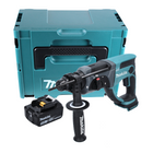 Makita DHR 202 T1J cordless combi hammer 18 V 2.0 J SDS Plus + 1x rechargeable battery 5.0 Ah + Makpac - without charger