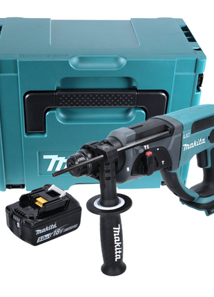 Makita DHR 202 T1J Cordless combi hammer 18 V 2.0 J SDS Plus + 1x rechargeable battery 5.0 Ah + Makpac - without charger