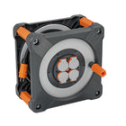 Brennenstuhl ProfessionalLINE Tamburo portacavi con protezione antiribaltamento completa ( 9201500100 ) 50 m 4 scarpette IP44 BGI 608