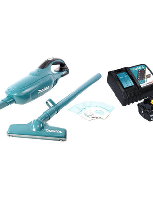 Aspiratore a batteria Makita DCL 182 RG1 18 V + 1x batteria ricaricabile 6,0 Ah + caricabatterie