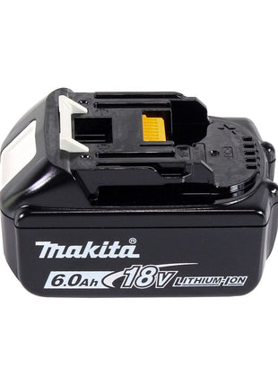 Makita DGA 504 G1J Meuleuse d'angle sans fil 18 V 125 mm brushless + 1x Batterie 6.0 Ah + Coffret Makpac - sans chargeur