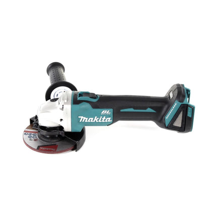 Makita DGA 504 RGJ cordless angle grinder 18 V 125 mm brushless + 2x rechargeable battery 6.0 Ah + charger + Makpac