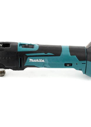 Makita DTM51G1J 18V Cordless Multifunction Sander Cutter + 1x 6.0Ah Battery + Makpac Case - senza caricabatterie