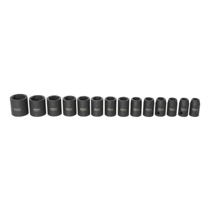 Rodcraft RS4114 Set de douilles 1/2" 14 pcs. 10 - 27 mm ( 8951012356 ) écrous CrMo résistant aux chocs clé à douille