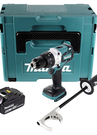 Makita DDF 481 G1J Trapano avvitatore a batteria 18 V 115 Nm Brushless + 1x Batteria 6,0 Ah + Valigetta Makpac - senza caricabatterie