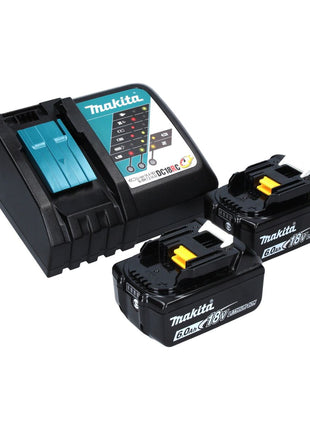 Makita DDF 481 RGJ Trapano avvitatore a batteria 18 V 115 Nm Brushless + 2x Batterie 6,0 Ah + Caricabatterie + Valigetta Makpac