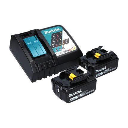 Makita DDF 481 RGJ perceuse-visseuse sans fil 115 Nm 18 V sans balais + 2x Batteries, 6,0 Ah + Chargeur + Coffret