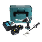 Makita DDF 481 RGJ taladro atornillador inalámbrico 18 V 115 Nm sin escobillas + 2x baterías 6,0 Ah + cargador + Makpac