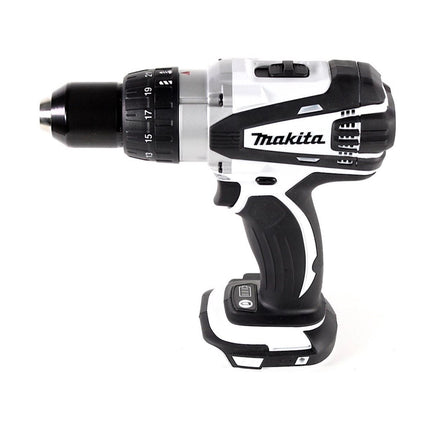 Makita DDF 458 G1J W perceuse-visseuse sans fil 18 V 91 Nm blanc + 1x batterie 6,0 Ah + Makpac - sans chargeur