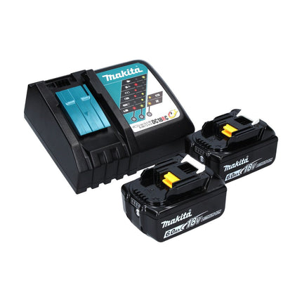 Makita DCS 551 RGJ Akku Metall Handkreissäge 18 V 150 mm Brushless + 2x Akku 6,0 Ah + Ladegerät + Makpac