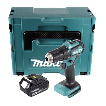 Makita DDF 483 G1J taladro atornillador inalámbrico 18 V 40 Nm sin escobillas + 1x batería 6.0 + Makpac - sin cargador