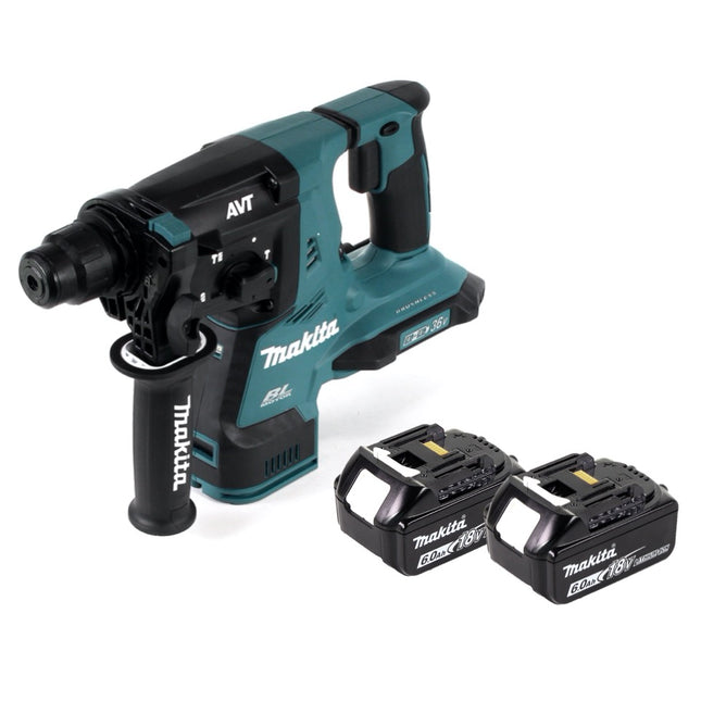 Makita DHR 280 G Cordless hammer drill 36 V ( 2x 18 V ) 2.8 J SDS-plus Brushless + 2x rechargeable battery 6.0 Ah - without charger