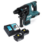 Makita DHR 280 RG cordless hammer drill 36 V ( 2x 18 V ) 2.8 J SDS-plus Brushless + 2x rechargeable battery 6.0 Ah + charger